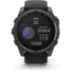 Garmin fenix 8 Sapphire Solar Edition 51mm GPS Watch, Carbon Gray DLC Titanium with Black/Pebble Gray Silicone, 010-02907-10
