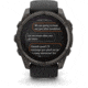 Garmin fenix 8 Sapphire Solar Edition 51mm GPS Watch, Carbon Gray DLC Titanium with Black/Pebble Gray Silicone, 010-02907-10