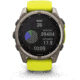 Garmin fenix 8 Sapphire Solar Edition 51mm GPS Watch, Titanium with Amp Yellow/Graphite Silicone, 010-02907-20