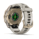 Garmin fenix 8 AMOLED 43mm GPS Watch, Sapphire, Soft Gold with Fog Gray/Dark Sandstone Silicone Band, 010-02903-10