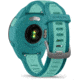 Garmin Forerunner 165 Music 43mm Watch, Turquoise/Aqua, 010-02863-32