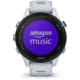 Garmin Forerunner 255s Music 41mm Watch, Whitestone, 010-02641-23