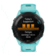 Garmin Forerunner 265 Watch, Black Bezel w/ Aqua Case and Aqua/Black Silicone Band, 010-02810-02