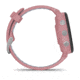 Garmin Forerunner 265S Watch, Black Bezel w/ Light Pink Case and Light Pink/Powder Gray Silicone Band, 010-02810-05