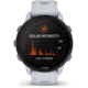 Garmin Forerunner 955 Solar Watch, 33mm Display, Silicone Strap, Whitestone, 010-02638-01