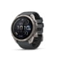 Garmin Fenix 9 Pro Watch, 51mm Case Diameter, Titanium Bezel, Graphite/Black Silicone Band, 010-04337-20