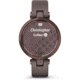 Garmin Lily Smartwatch - Womens, Cocoa / Paloma Leather, 010-02384-A0