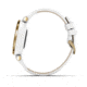 Garmin Lily Smartwatch - Womens, Light Gold / White Leather, 010-02384-A3