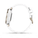 Garmin Lily Smartwatch - Womens, Metal Hazel / White Silicone, 010-02384-00