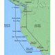 Garmin On The Water GPS Cartography BlueChart: West Coast Bathymetric Map 010-C0888-00 w/ Free S&amp;H