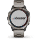 Garmin Quatix 6 Titanium Watch 47mm - Sapphire Edtion, w/ Ti Band, Gray, 010-02158-94