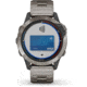 Garmin Quatix 6 Titanium Watch 47mm - Sapphire Edtion, w/ Ti Band, Gray, 010-02158-94