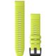 Garmin Quick Fit 22 Watch Band, Amp Yellow Silicone, 22 mm, 010-12863-04