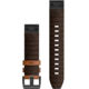 Garmin Quick Fit 22 Watch Band, Chestnut Leather, 22 mm, 010-12863-05