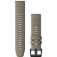 Garmin Quick Fit 22 Watch Band, Dark Sandstone Silicone, 22 mm, 010-12863-02
