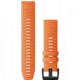 Garmin Quick Fit 22 Watch Band, Ember Orange Silicone, 22 mm, 010-12863-01