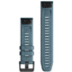 Garmin Quick Fit 22 Watch Band, Lakeside Blue Silicone, 22 mm, 010-12863-03