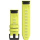 Garmin Quick Fit 26 Watch Band, Amp Yellow Silicone, 26 mm, 010-12864-04