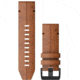 Garmin Quick Fit 26 Watch Band, Chestnut Leather, 26 mm, 010-12864-05