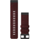 Garmin Quick Fit 26 Watch Band, Heathered Red Nylon, 26 mm, 010-12864-06