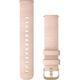 Garmin Quick Release Band, 20 mm, Blush Pink Nylon w/Rose Gold Hardware, 010-12924-12