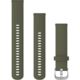 Garmin Quick Release Band, 20 mm, Moss w/Silver Hardware, 010-12924-11