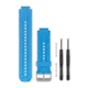 Garmin Replacement Band, Forerunner 25, Black/Blue, Large 010-11251-67