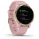 Garmin Vivoactive 4S GPS Smartwatch, Dust Rose/Light Gold, 010-02172-31