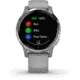 Garmin Vivoactive 4S GPS Smartwatch, Powder Gray/Silver, 010-02172-01