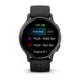 Garmin Vivoactive 5 Watch, Slate Aluminim Bezel w/ Black Case and Silicone Band, 010-02862-10