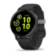 Garmin Vivoactive 5 Watch, Slate Aluminim Bezel w/ Black Case and Silicone Band, 010-02862-10