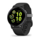 Garmin Vivoactive 5 Watch, Slate Aluminim Bezel w/ Black Case and Silicone Band, 010-02862-10