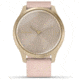 Garmin Vivomove 3 Style Hybrid Smartwatch w/Nylon Band, Blush Pink/Gold, Nylon, 010-02240-02