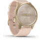 Garmin Vivomove 3 Style Hybrid Smartwatch w/Nylon Band, Blush Pink/Gold, Nylon, 010-02240-02