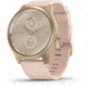 Garmin Vivomove 3 Style Hybrid Smartwatch w/Nylon Band, Blush Pink/Gold, Nylon, 010-02240-02