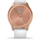 Garmin Vivomove 3 Style Hybrid Smartwatch w/Silicone Band, Rose Gold/White,, 010-02240-00