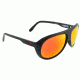Gatorz Elyblk13mBk Ely Black Frame Red Sunburst Lens Sunglasses