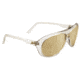 Gatorz Elyclr12c KlEly Clear Frame Gold Chrome Lens Sunglasses