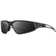 Gatorz Revenant Sunglasses, Matte Black Logo Frame, Optimized Polarized Smoke w/ Anti-Fog Lens, Black, Medium, 841235128509