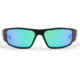 Gatorz Magnum Sunglasses, Black Frame, Brown Polarized w/Green Mirror Lens, GZ-01-023