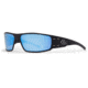 Gatorz Magnum Sunglasses, Black, Smoke Polar, Blue Mirror w/ Silver Logo, Black, GZ-01-022