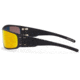 Gatorz Magnum Sunglasses, Blackout Frame, Smoke Polarized w/Sunburst Mirror Lens, GZ-01-014