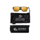 Gatorz Navy SEAL Foundation Delta Sunglasses, Black Frame with Black Logo, Rose Polarized Lens with Gold Mirror, GZ-50-089