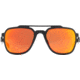 Gatorz Stark Sunglasses, Blackout Frame, Smoke Polarized w/Sunburst Mirror Lens, GZ-06-014