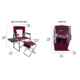 GCI Outdoor 3-Position Directors Chair with Ottoman, Cinnamon, 3positdirectorschairottoman