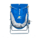 GCI Outdoor SunShade Backpack Beach Chair, Saybrook Blue, sunshadebackpackbeachchair