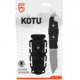 Gear Aid Kotu Tanto Survival Knife w/ Quick Release Sheath and Removable Belt Clip, Titanium-coated 3in Blade, Acetal Handle, Black MCN 62040