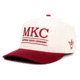 General MKC UNIVERSITY HAT - IVORY/MAROON, MKC-001499