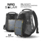 GHOSTEK NRG Solar Backpack, Black, Black, 1 Year Mfg Warranty, GHO-98590