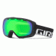 Giro Basis Goggle-Black Wordmark-Loden Green